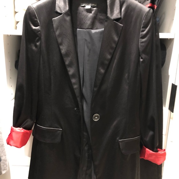 Franco Mirabelli Blazer Pants Evening Suit Size 0 - Picture 2 of 5